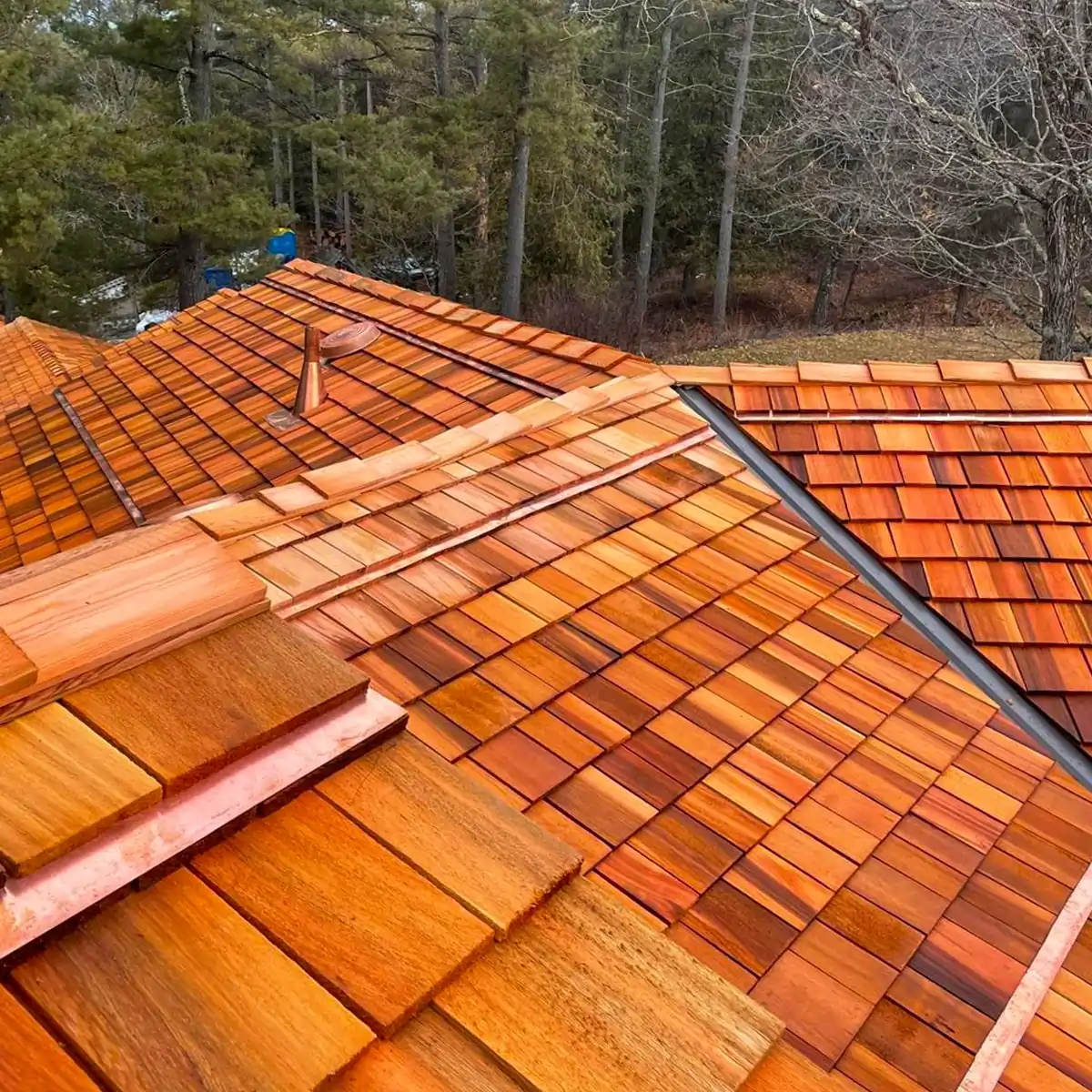 Copper Accents & Flashing installed by Bullarco Roofing in Peterborough