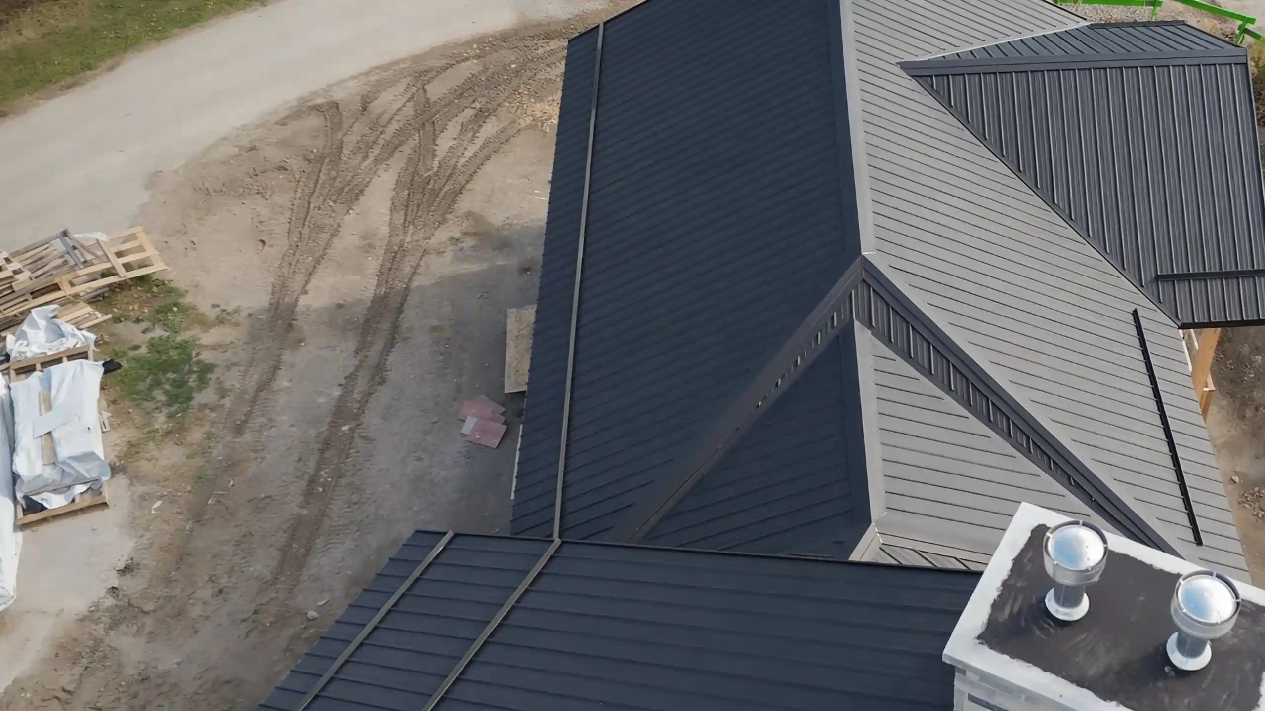 Premium standing seam metal roof installed by Bullarco in Peterborough